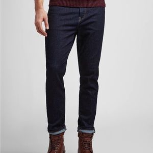 Express Slim Dark Wash Temp Control Hyper Stretch Jeans